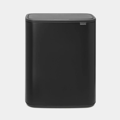 AFVALEMMER 2 30L  BO TOUCH BIN MATT BLACK BRABANTIA 